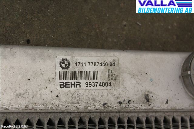 BMW 5 E60/61 Sed/Tou 02-10 Radiator Manuell
