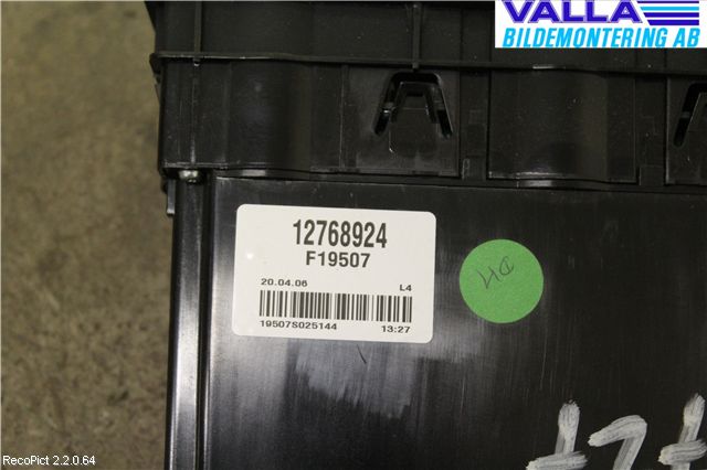 Saab 9-5     06-10 Varme Ac Betjening-Display