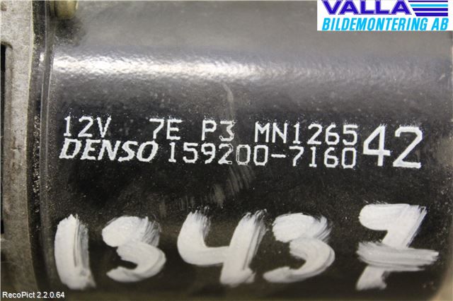 Mitsubishi OUTLANDER 01-07 Viskermotor Frontrute