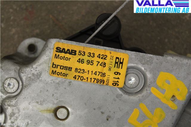 Saab 9-5     06-10 Vindusheis El Komp