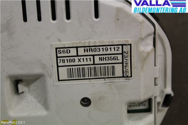 Honda CIVIC 01-05 Instr Kombinert