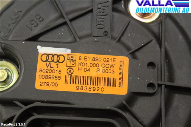 Audi A4/S4 05-07 Varmeapparat Viftemotor