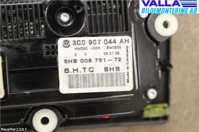 Volkswagen VW PASSAT 05-11 Varme Ac Betjening-Display
