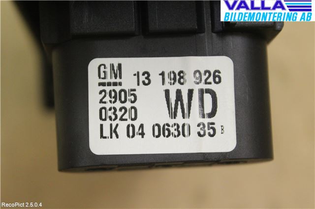 Opel ASTRA H 04-12 Bryter Hovedlys