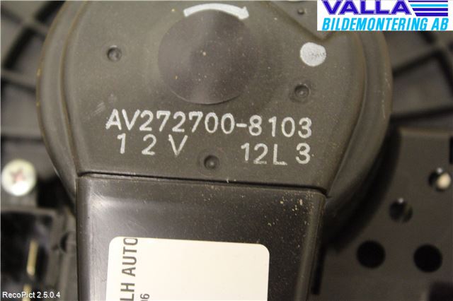 Toyota AURIS 10-12 Varmeapparat Viftemotor