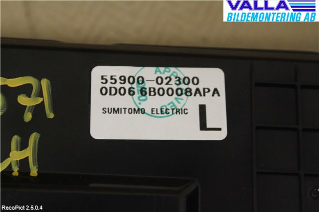 Toyota AURIS 10-12 Varmeapparat Panel(Regulering)