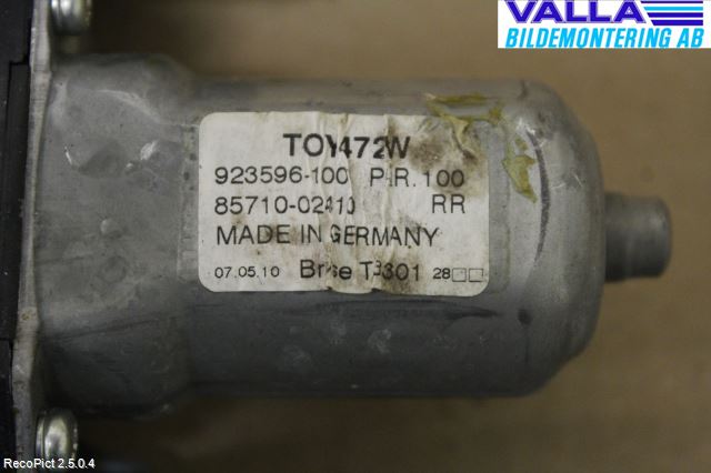 Toyota AURIS 10-12 Vindusheis