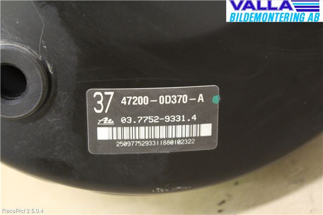 Toyota YARIS XP90 06-11 Bremseservo