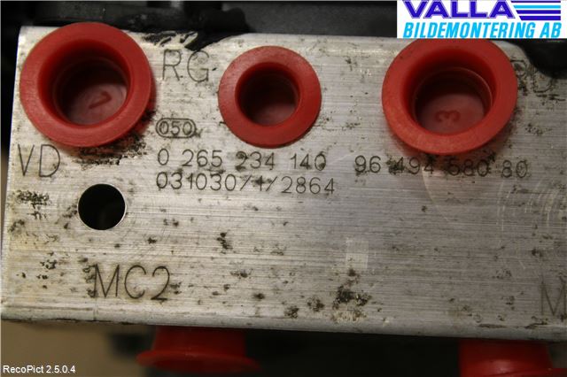 Peugeot 307     01-05 Abs Hydraulikkaggregat