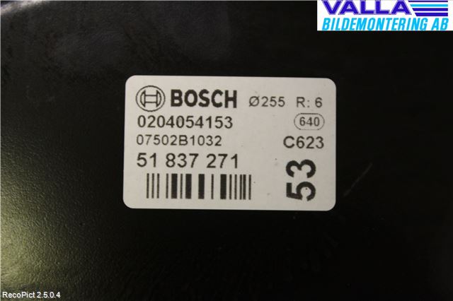 Fiat PUNTO 00-18 Bremseservo