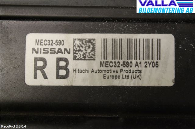 Nissan PRIMERA 02-07 Styreenhet Innsprøytning