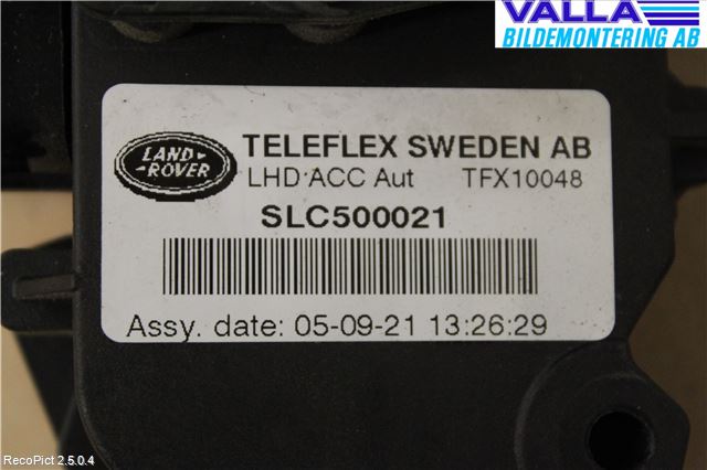 Landrover RANGE ROVER SPORT (L320) 05-09 Gasspedal