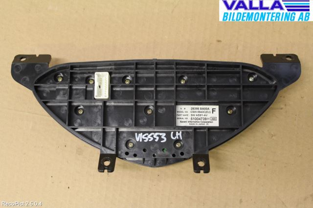 Nissan PRIMERA 02-07 Varme Ac Betjening-Display