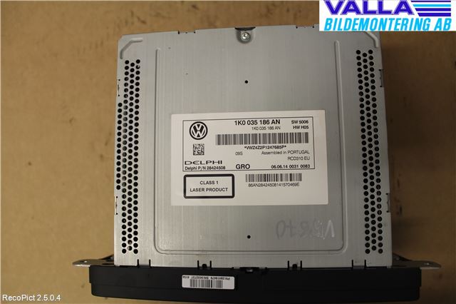 Volkswagen VW AMAROK 2H 10-22 Stereo Radio Med Cd