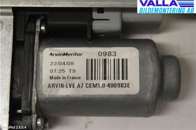Fiat SCUDO 07-16 Vindusheis El Komp