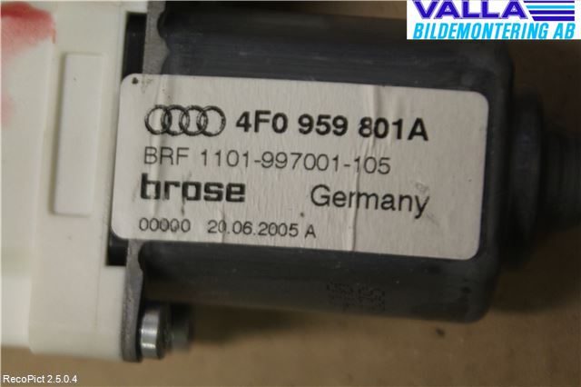 Audi A6/S6     05-11 Vindusheis El Komp