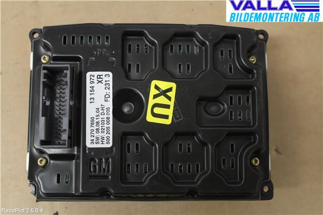 Opel VECTRA C 02-05 Instr Varselys - Display