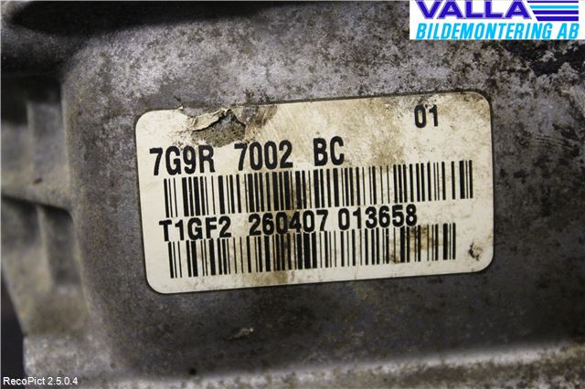Ford MONDEO 07-15 Gearkasse 5 Trinn