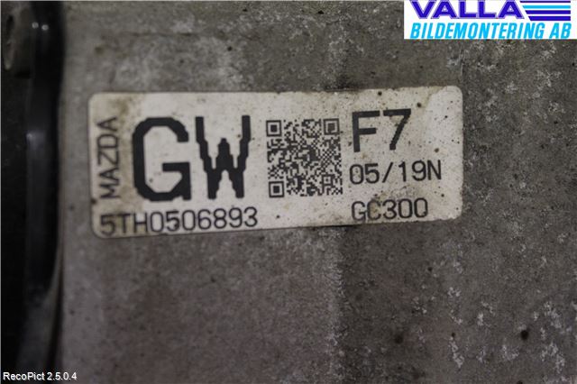 Mazda 5 05-10 Gearkasse 5 Trinn