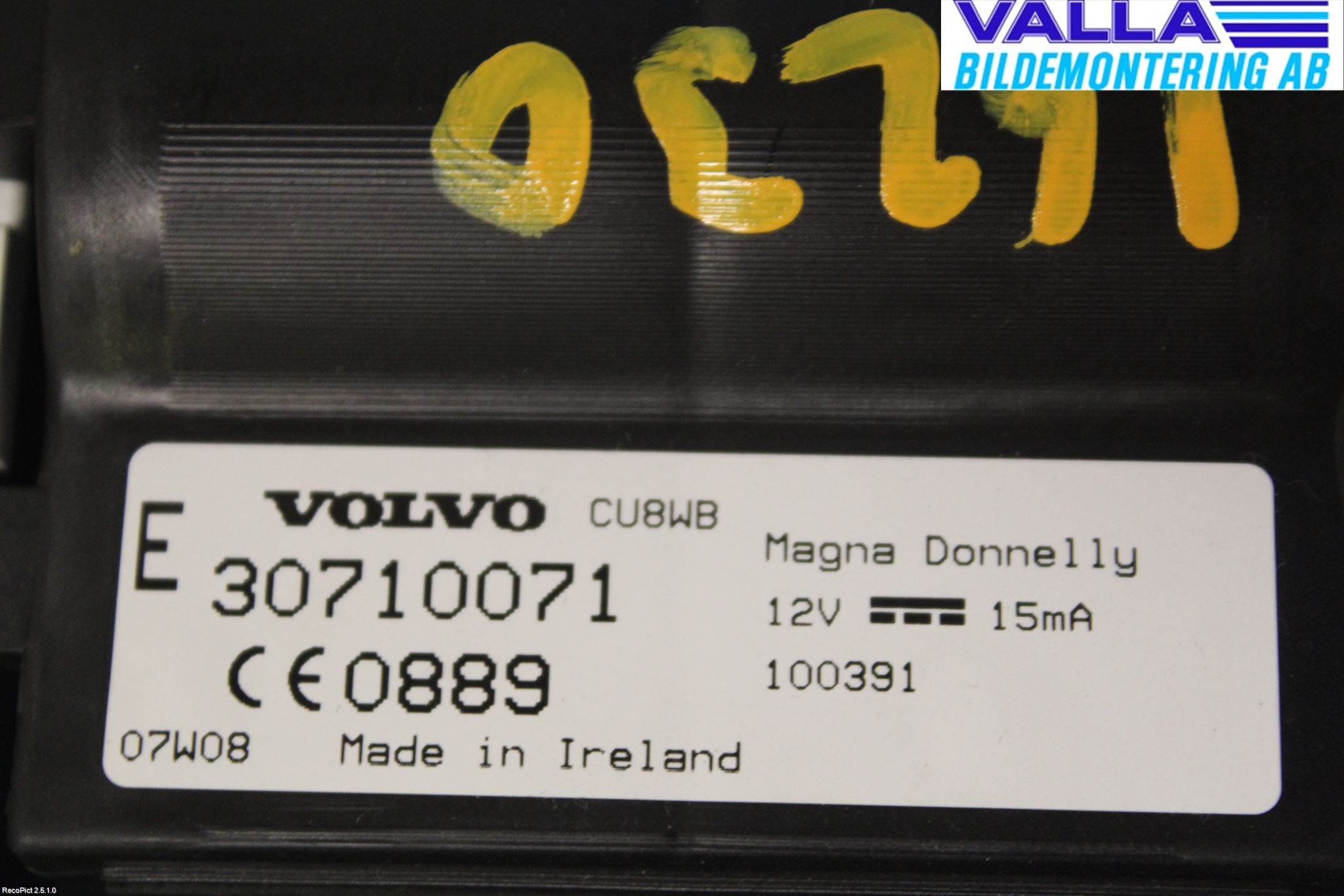 Volvo C30 07-10 Instr Kombinert