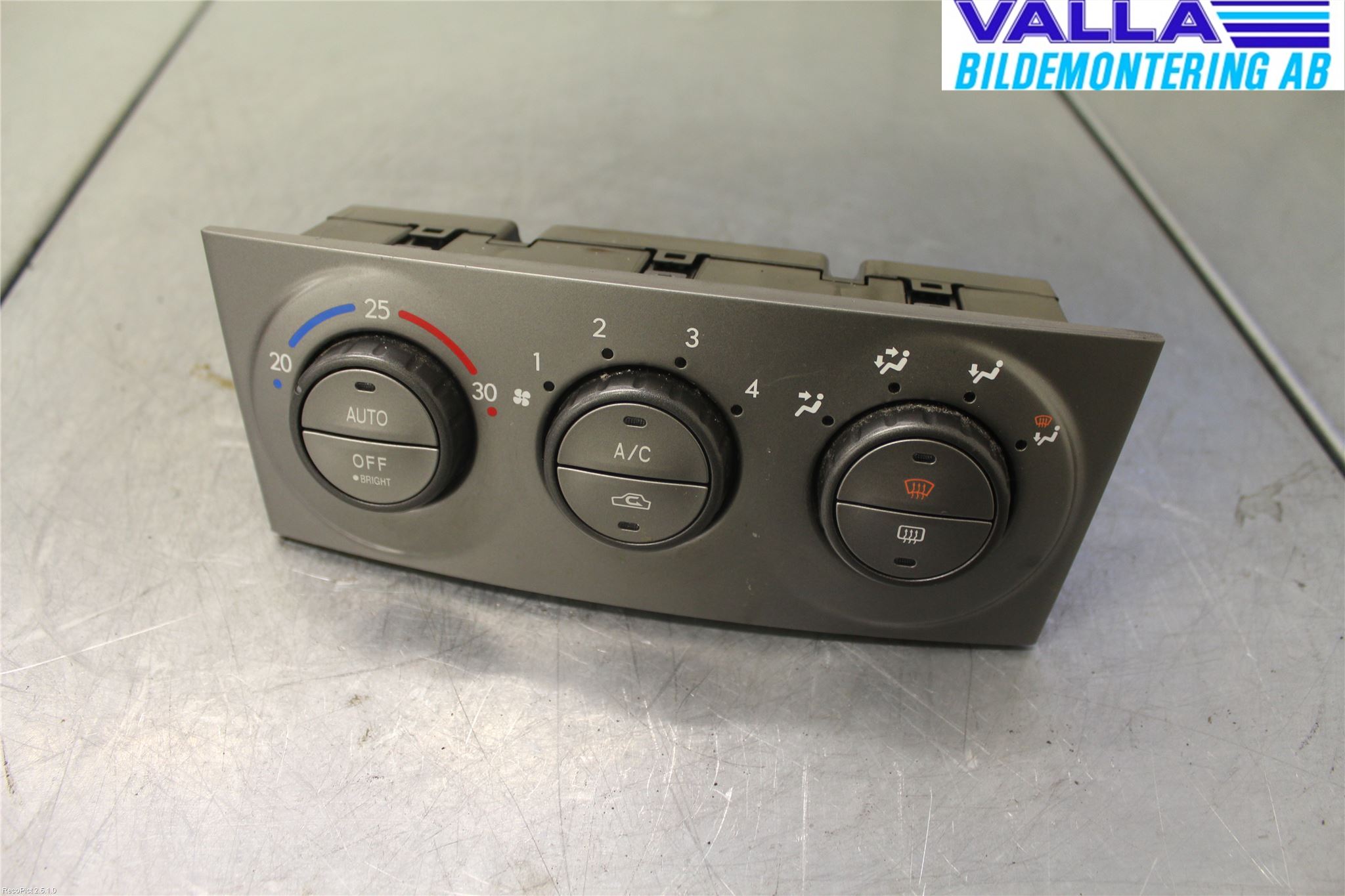 Subaru FORESTER SG 03-05 Varmeapparat Panel(Regulering)