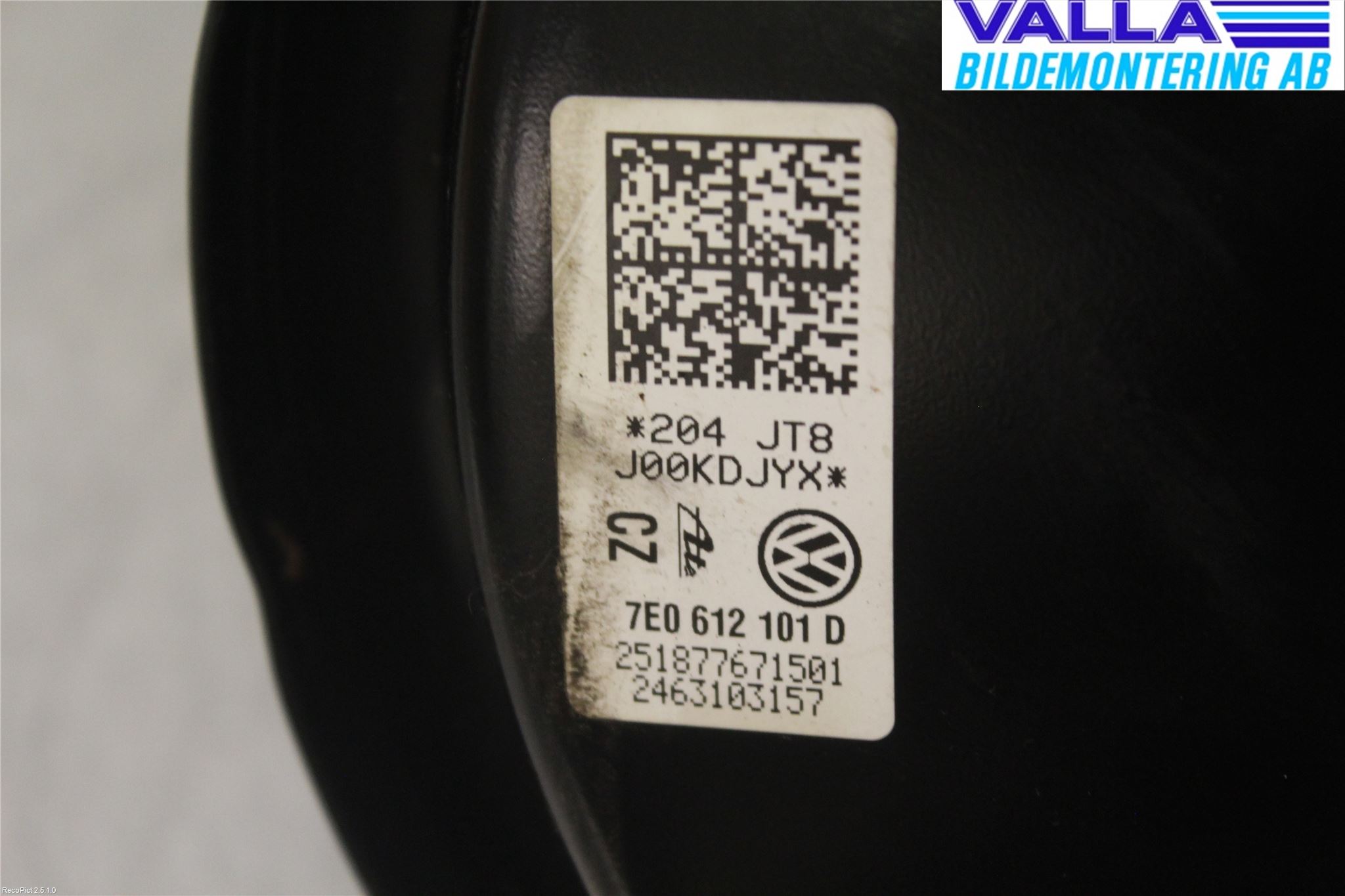 Volkswagen VW TRANSP/CARAVELLE (T5) 04-15 Bremseservo