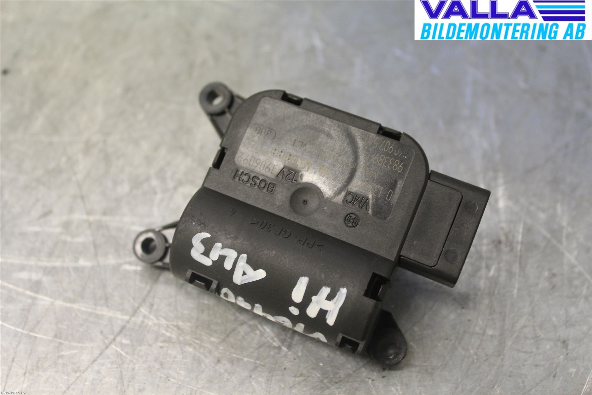 Volkswagen VW GOLF VI 09-13 Varme Ac Regulerings Motor