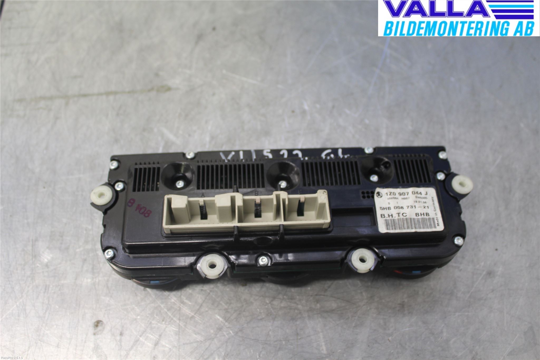 Skoda OCTAVIA (1Z) 05-13 Varme Ac Betjening-Display
