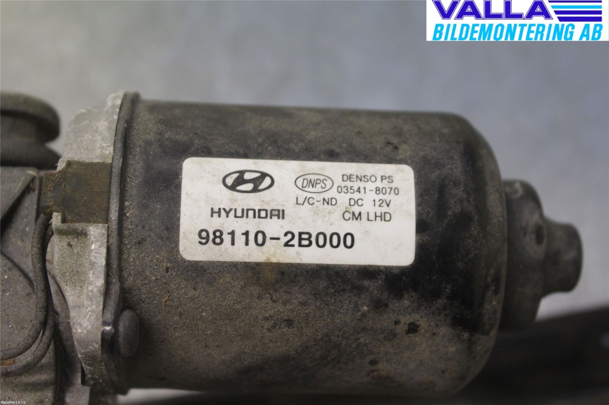 Hyundai SANTA FE  06-12 Viskeroverføring Frontrute