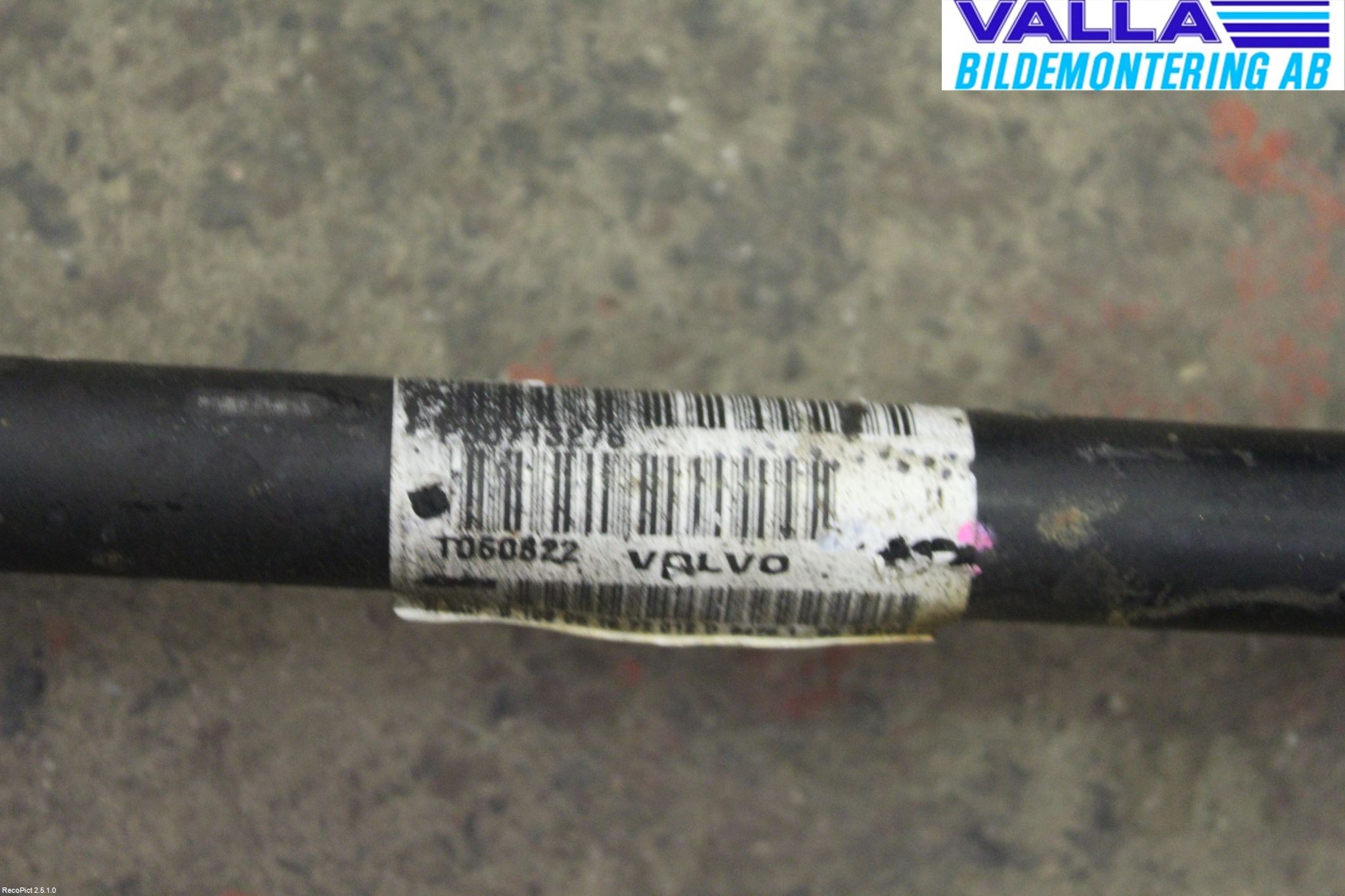 Volvo V70 05-08 Drivaksel Bak Kompl Venstre