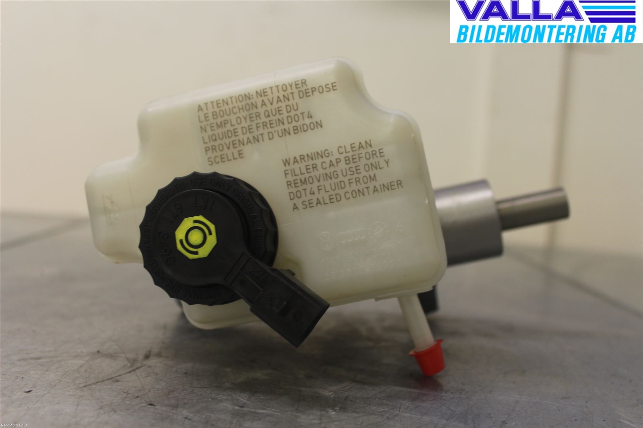 Volkswagen VW GOLF VI 09-13 Brems Hovedsylinder