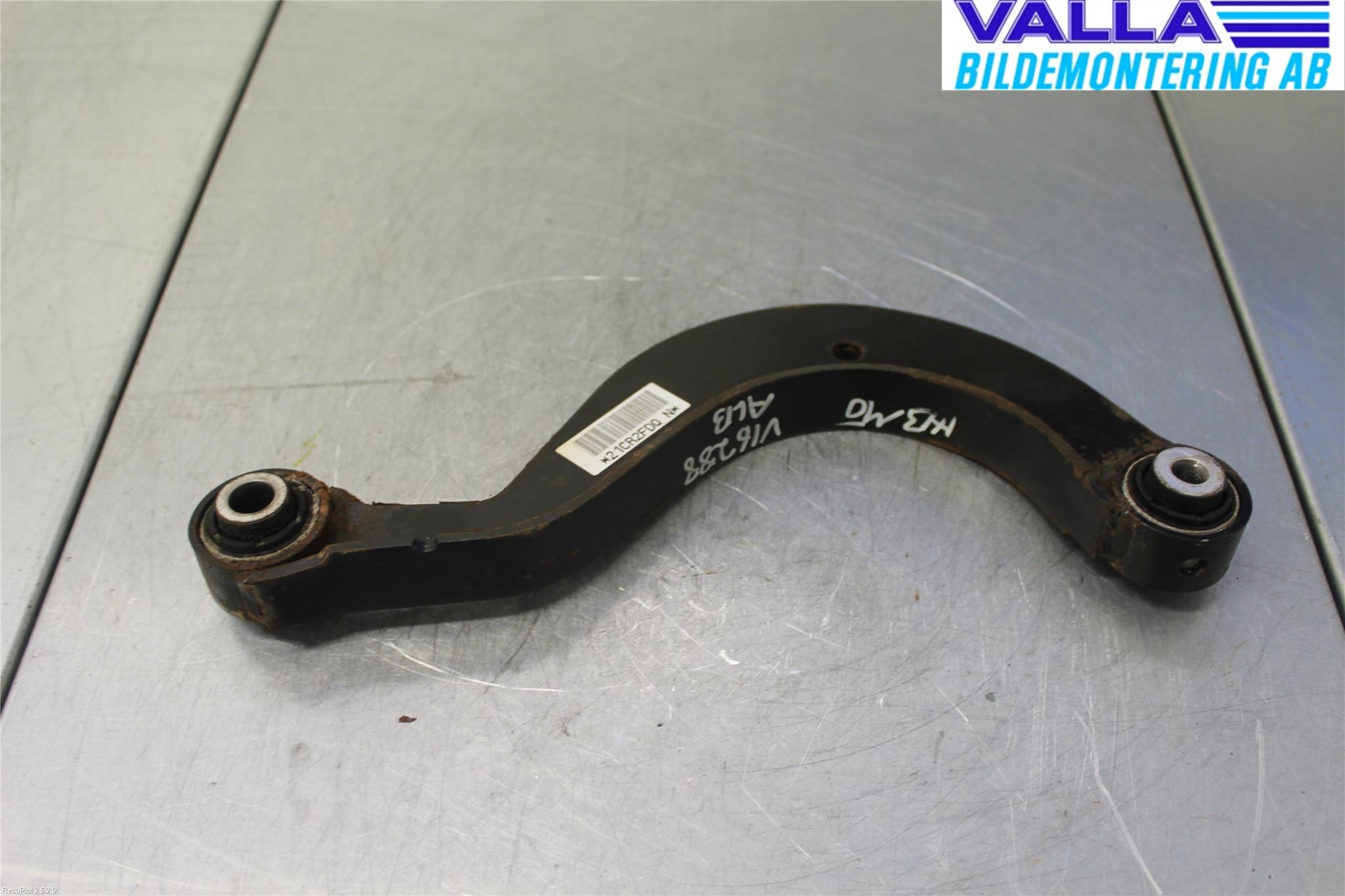 Volkswagen VW GOLF VI 09-13 Bærearm Bak Høyre Øvre