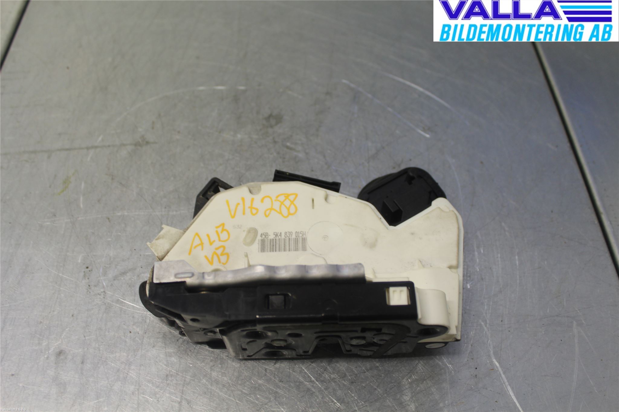 Volkswagen VW GOLF VI 09-13 Dørlås - Låsekasse