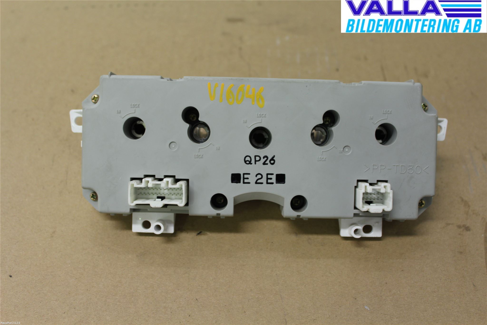 Mazda 6 02-08 Varmeapparat Panel(Regulering)