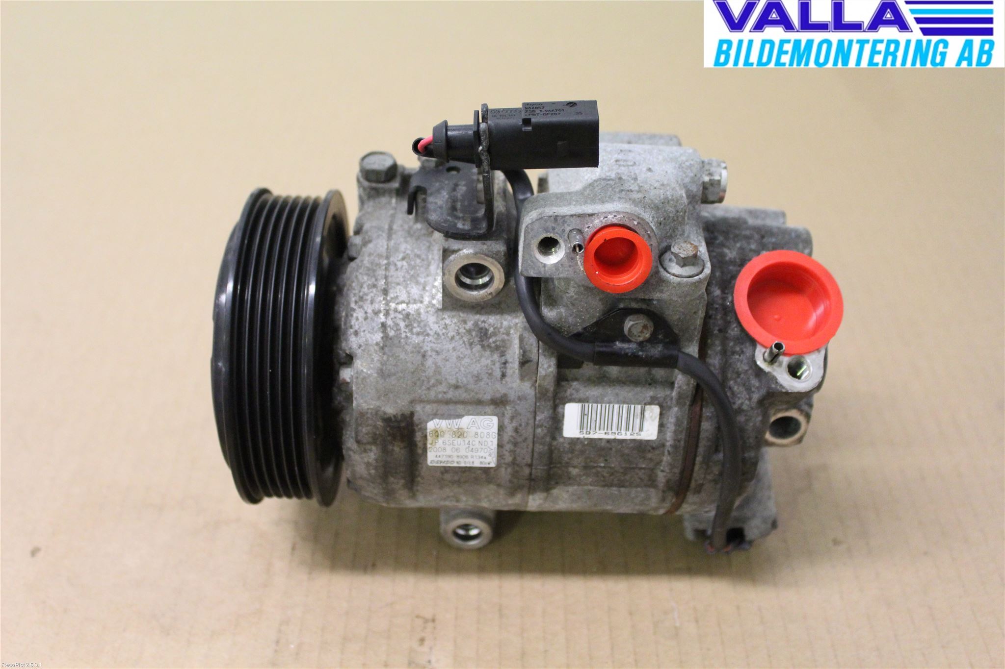 Volkswagen VW POLO 05-09 Varme Ac Kompressor