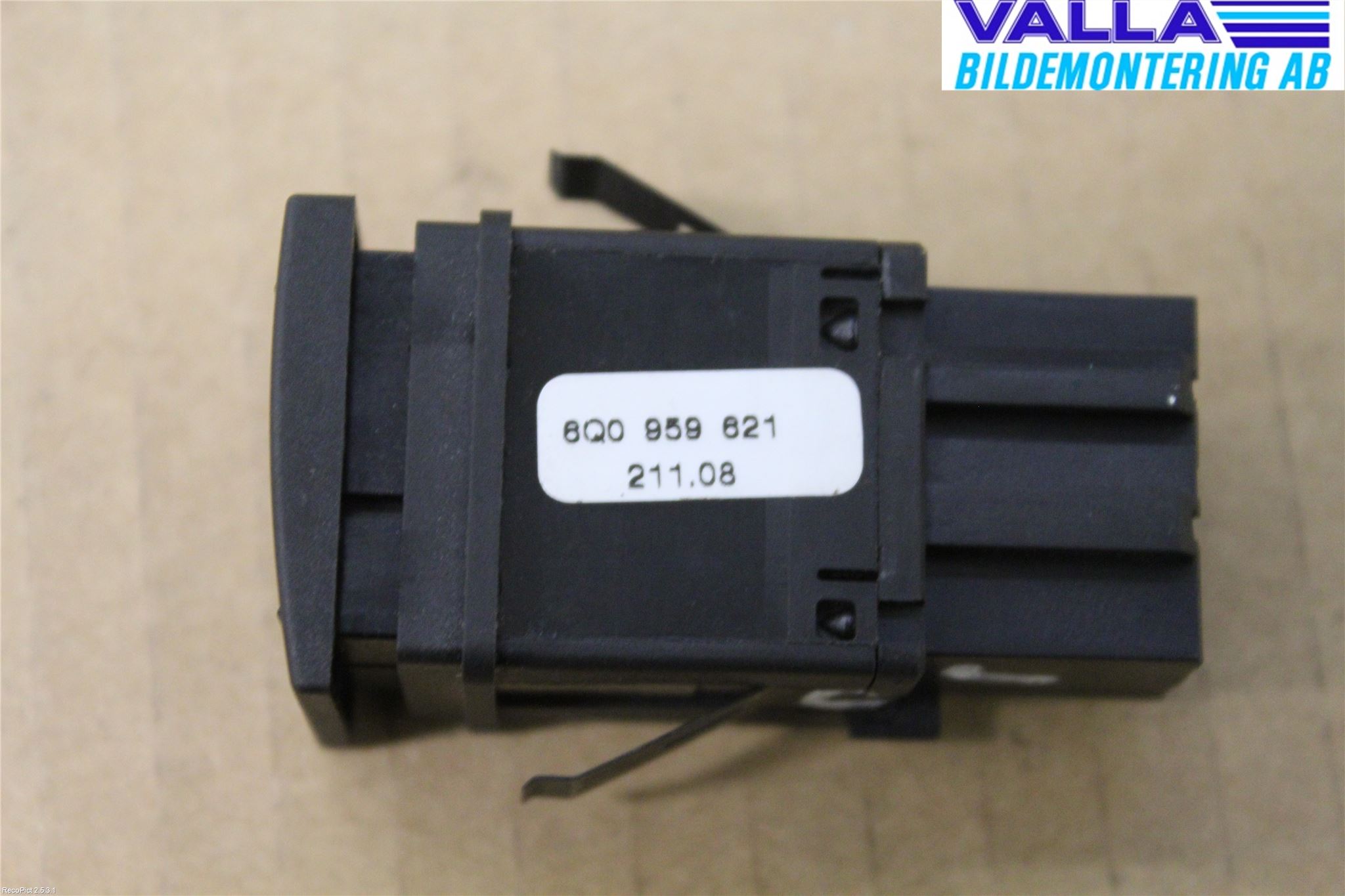 Volkswagen VW POLO 05-09 Bryter Varme Rute