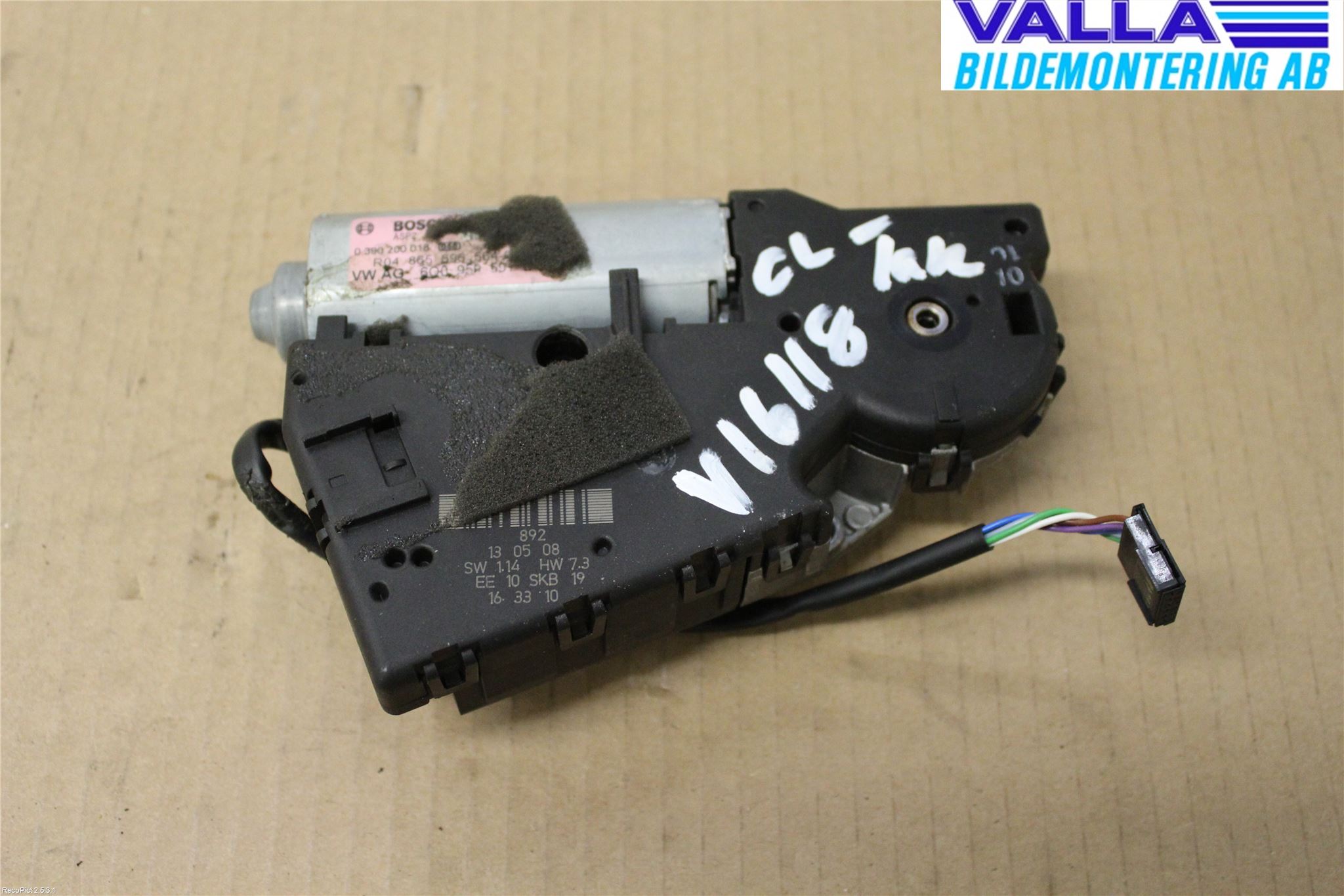 Volkswagen VW POLO 05-09 Takluke Motor