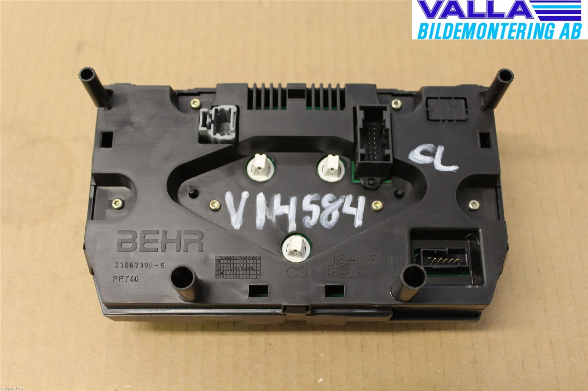 Peugeot 307     01-05 Varme Ac Betjening-Display