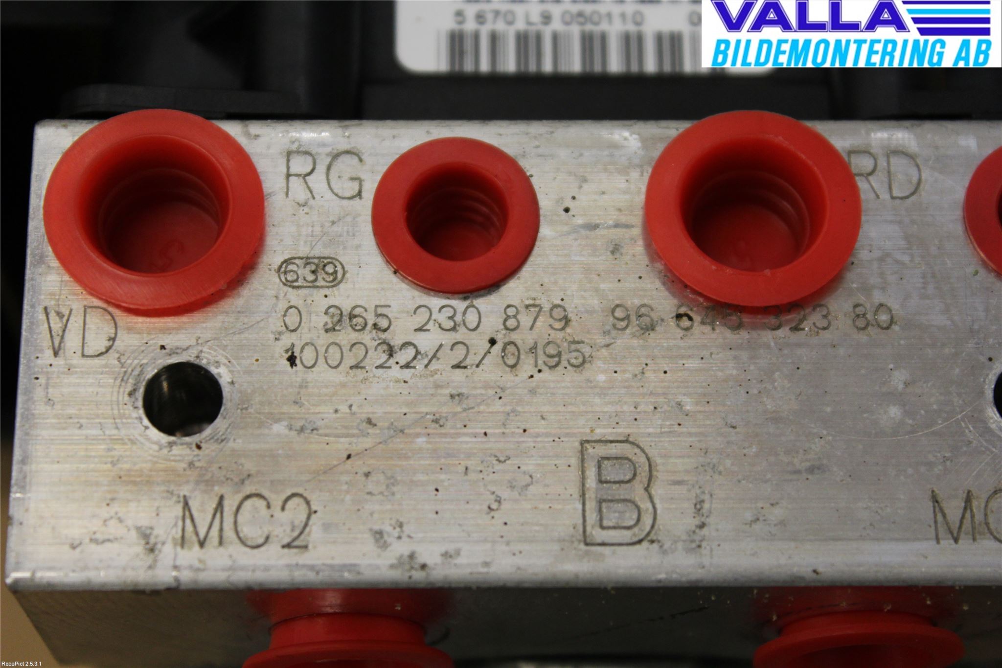 Peugeot 3008 09-16 Abs Hydraulikkaggregat