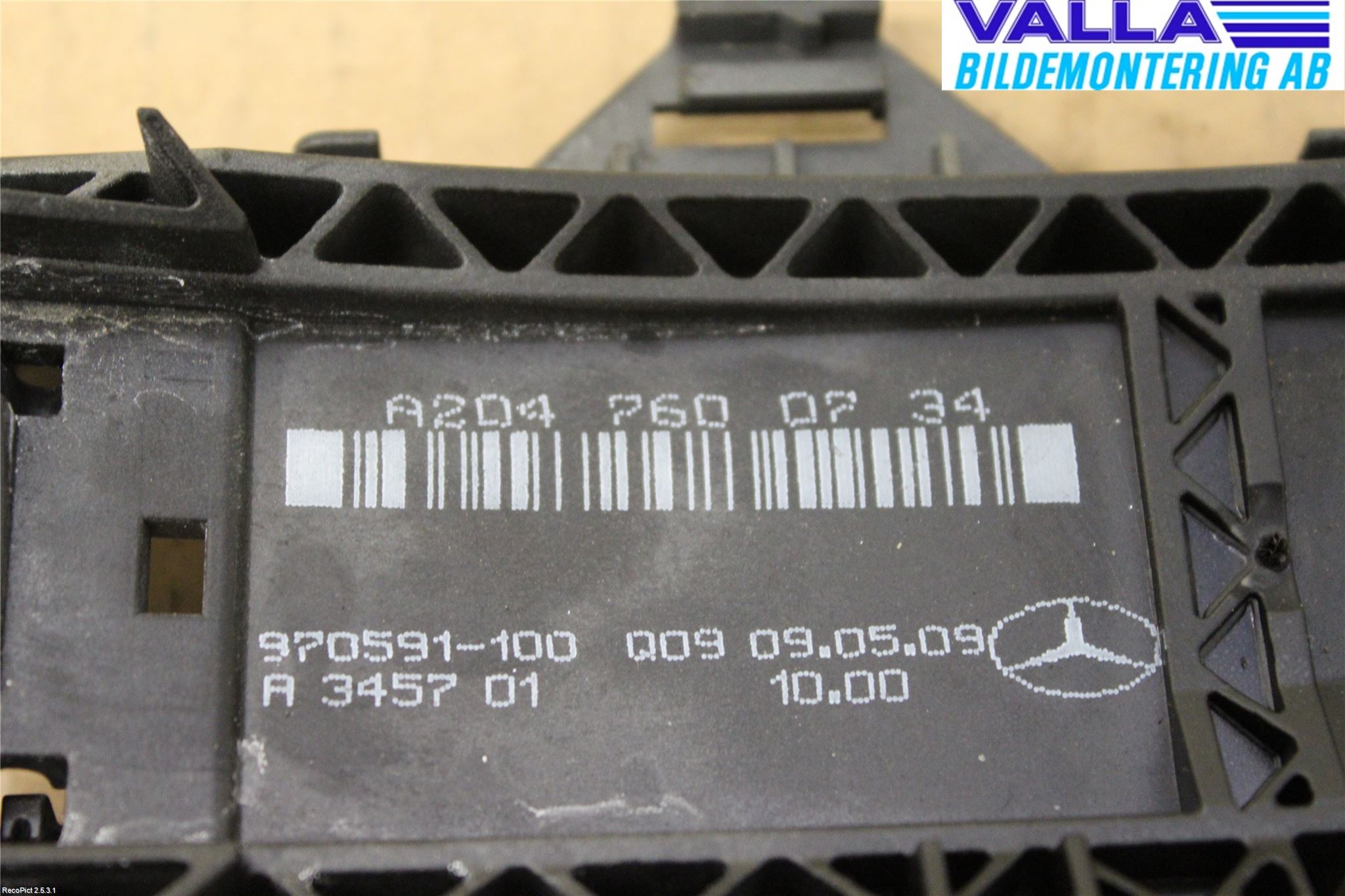 Mercedes-Benz MB C-KLASS (W204) 07-15 Dørhandtak Ytre Venstre