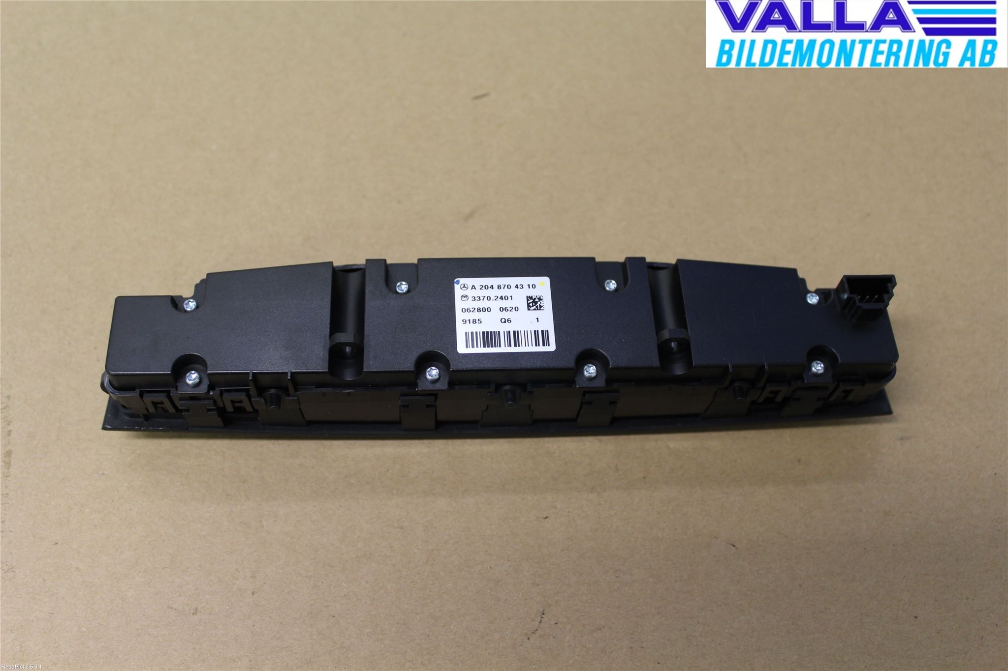 Mercedes-Benz MB C-KLASS (W204) 07-15 Bryter Varmesete