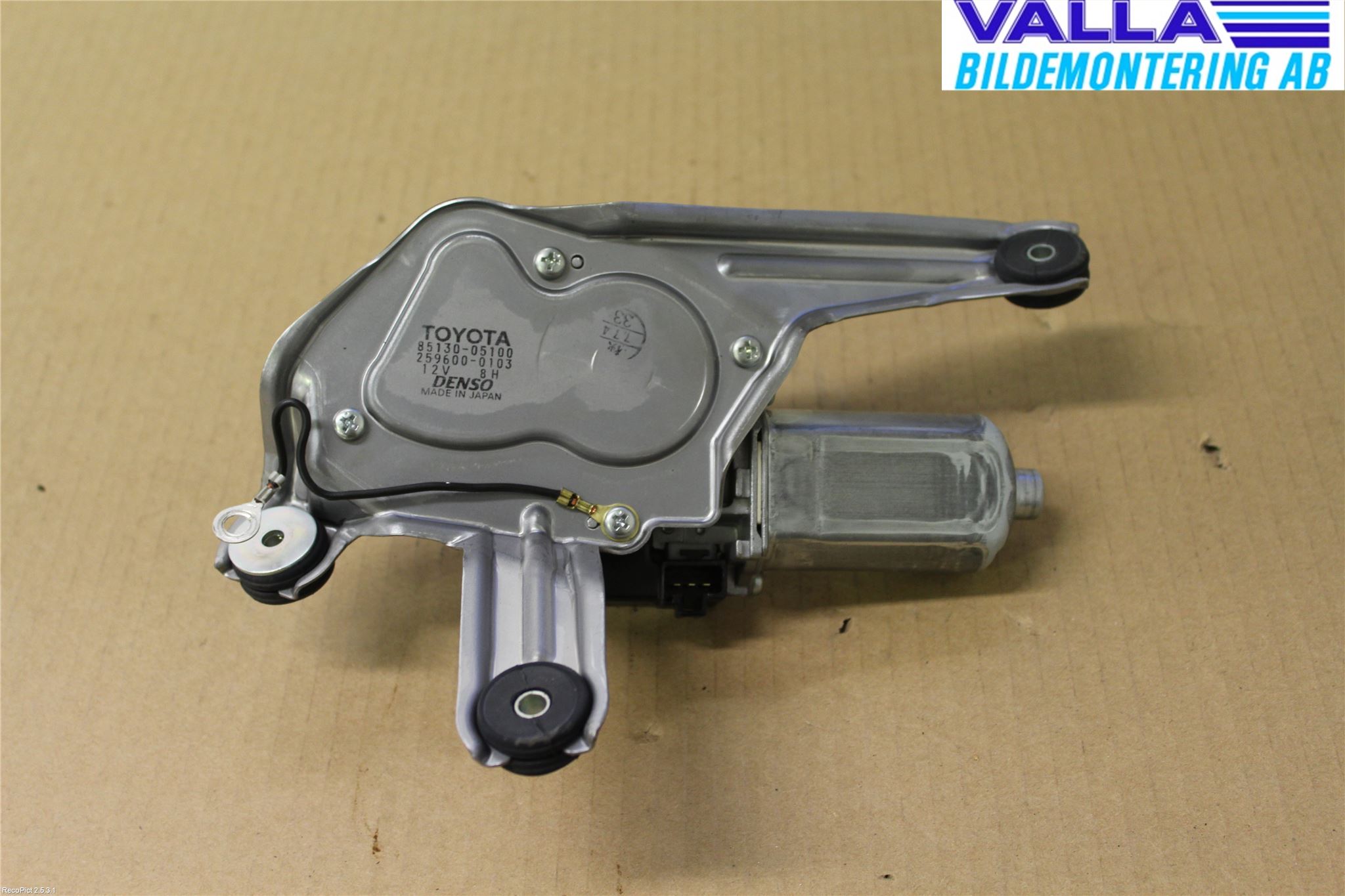Toyota AVENSIS 07-08 Viskermotor Bakluke