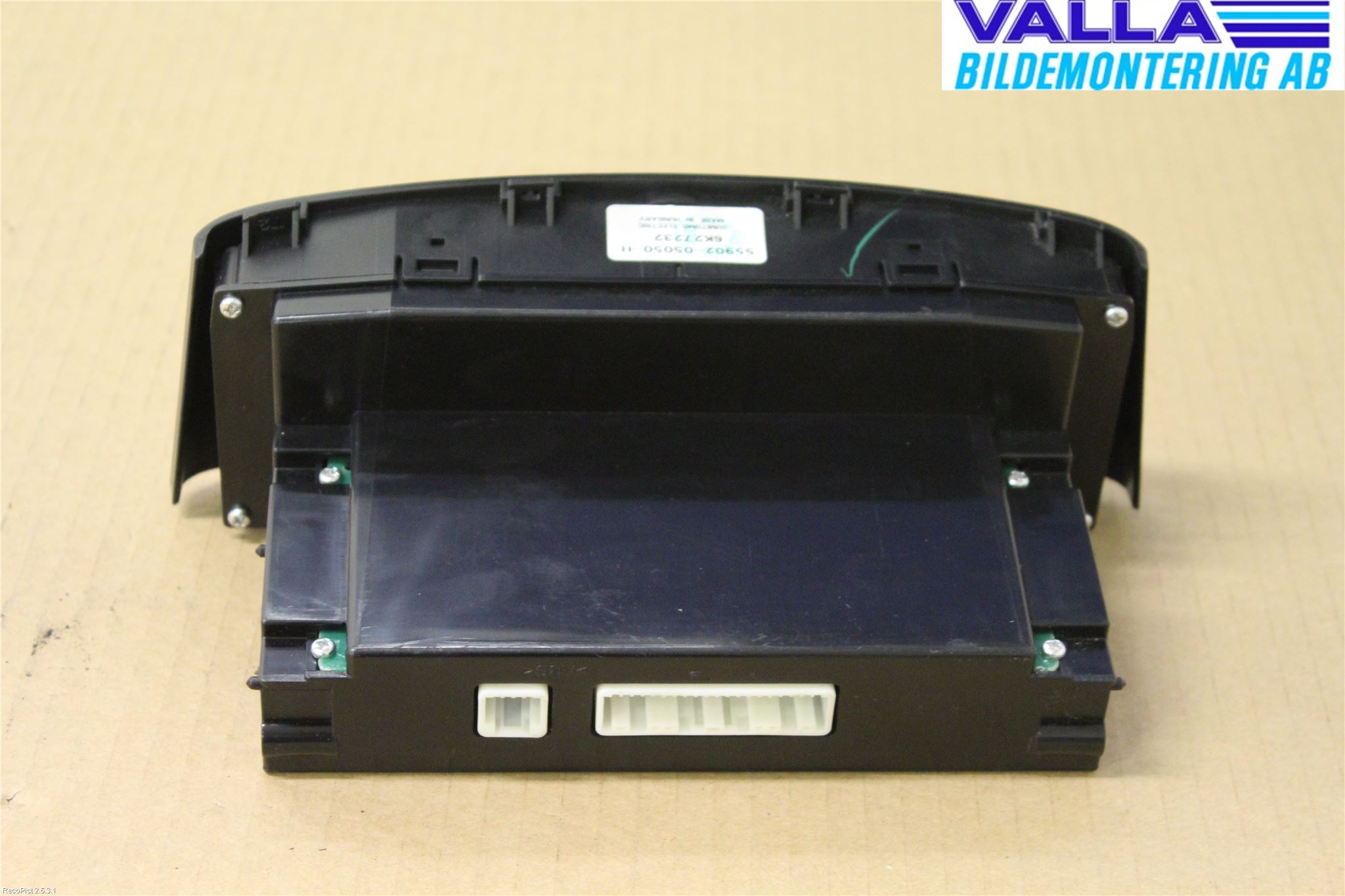 Toyota AVENSIS 07-08 Varme Ac Betjening-Display