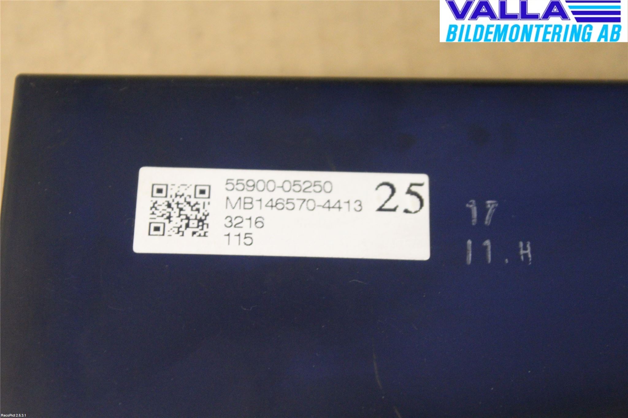 Toyota AVENSIS 07-08 Varme Ac Betjening-Display