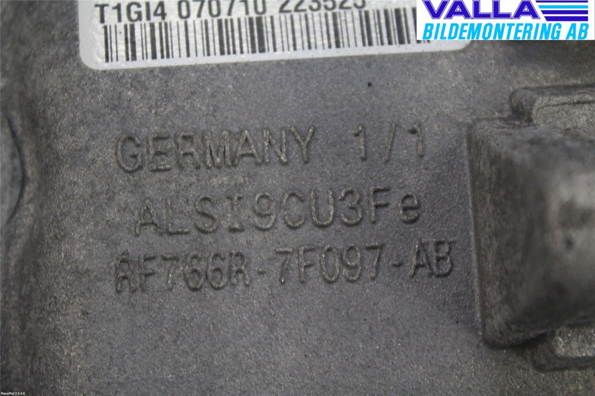 Volvo S60 11-13 Gearkasse 6 Trinn