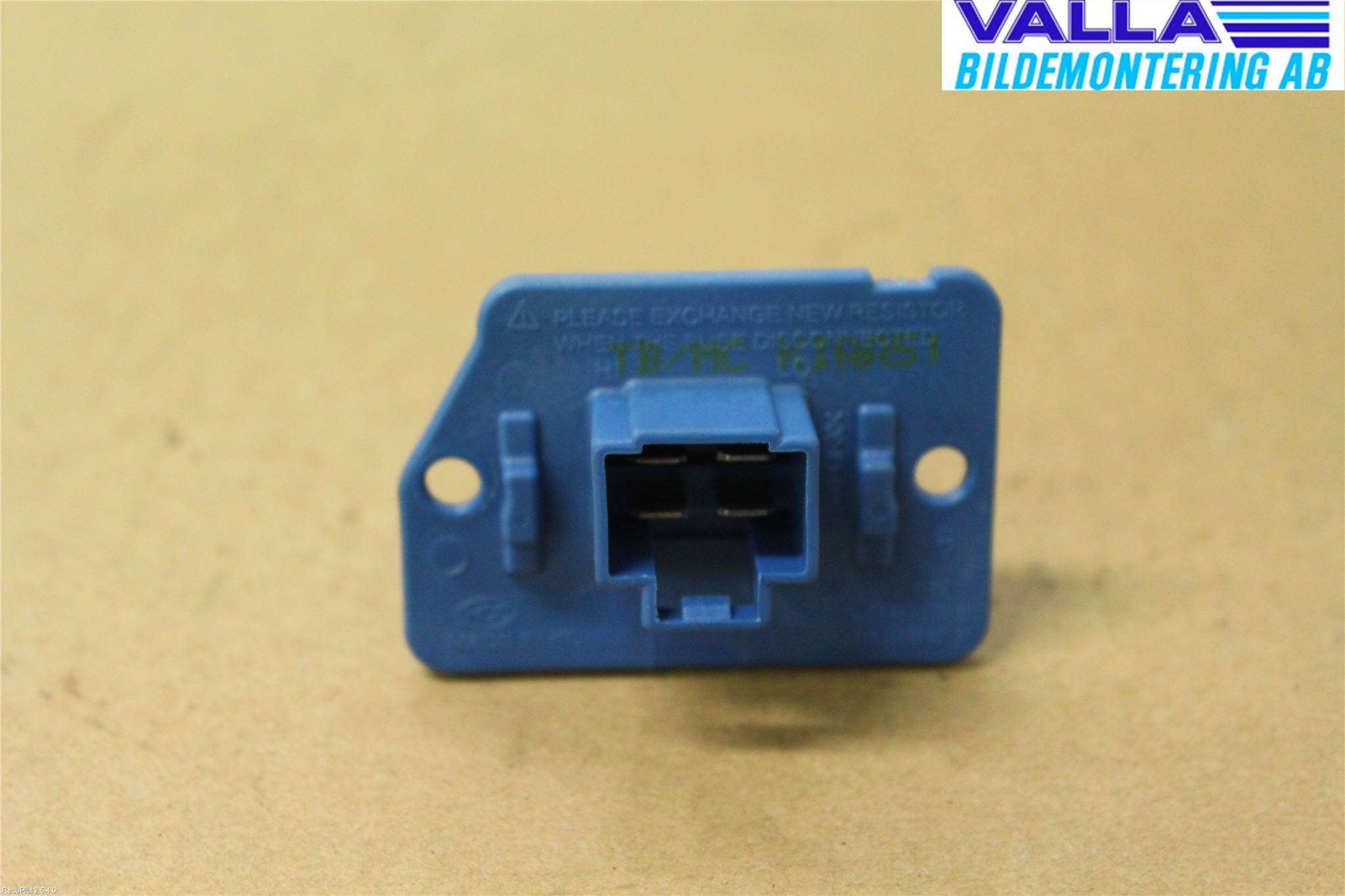 Hyundai i10 BA 14-16 Varmeapparat Viftemotstand