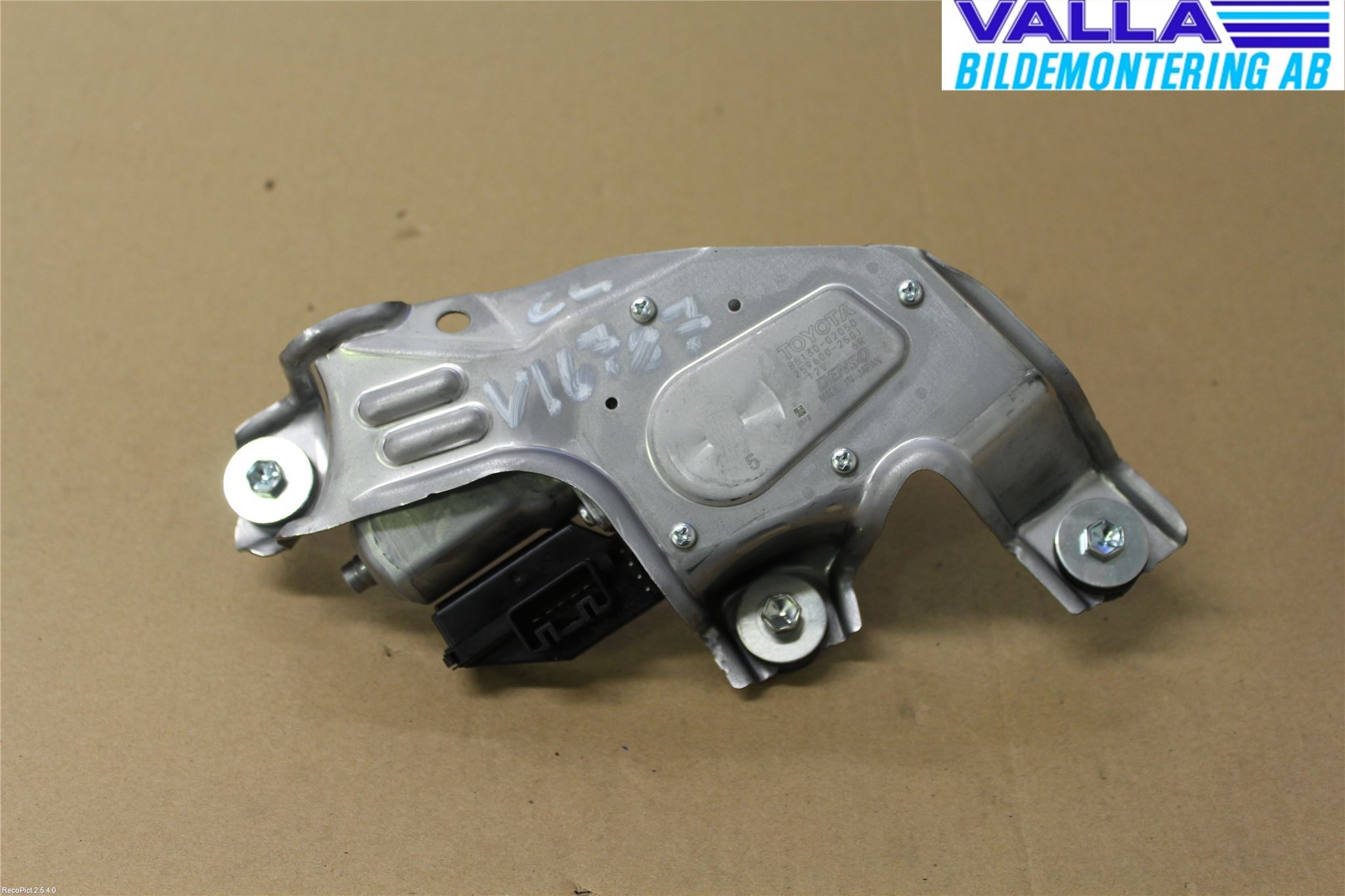 Toyota AURIS 13-19 Viskermotor Bakluke