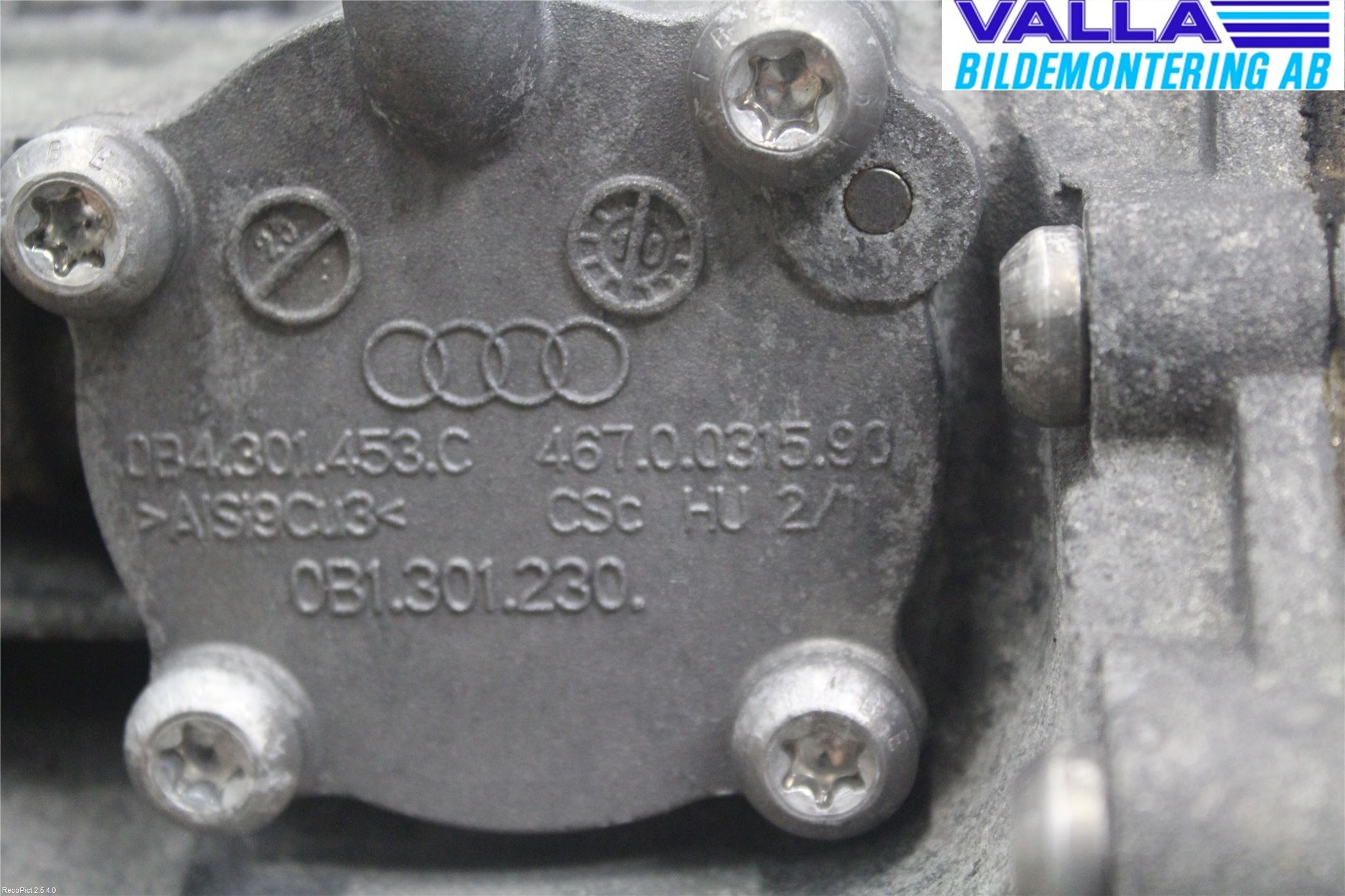 Audi A4/S4 08-11 Gearkasse 6 Trinn