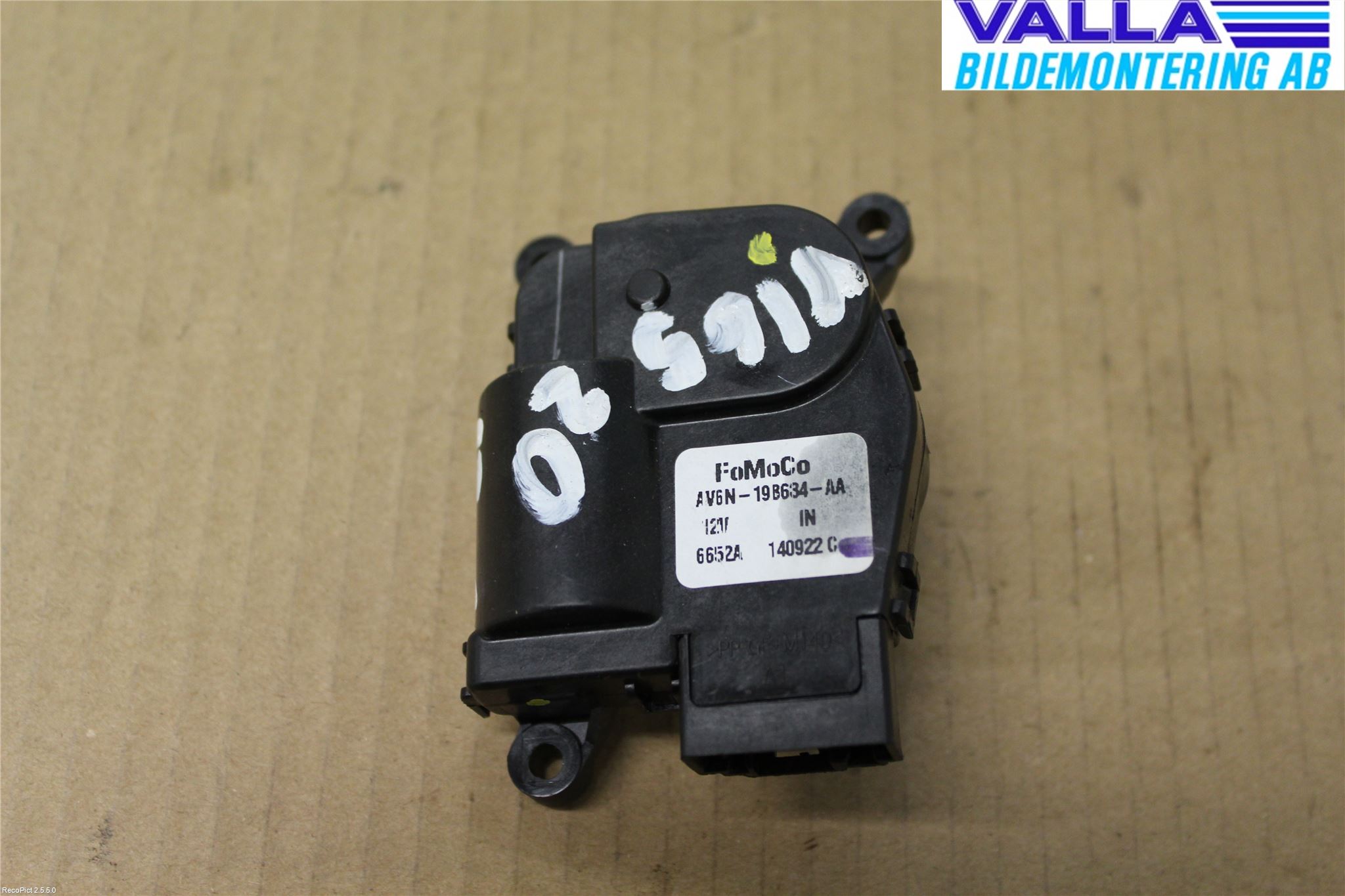 Ford TRANSIT SKÅP/BUSS 14-22 Varme Ac Regulerings Motor