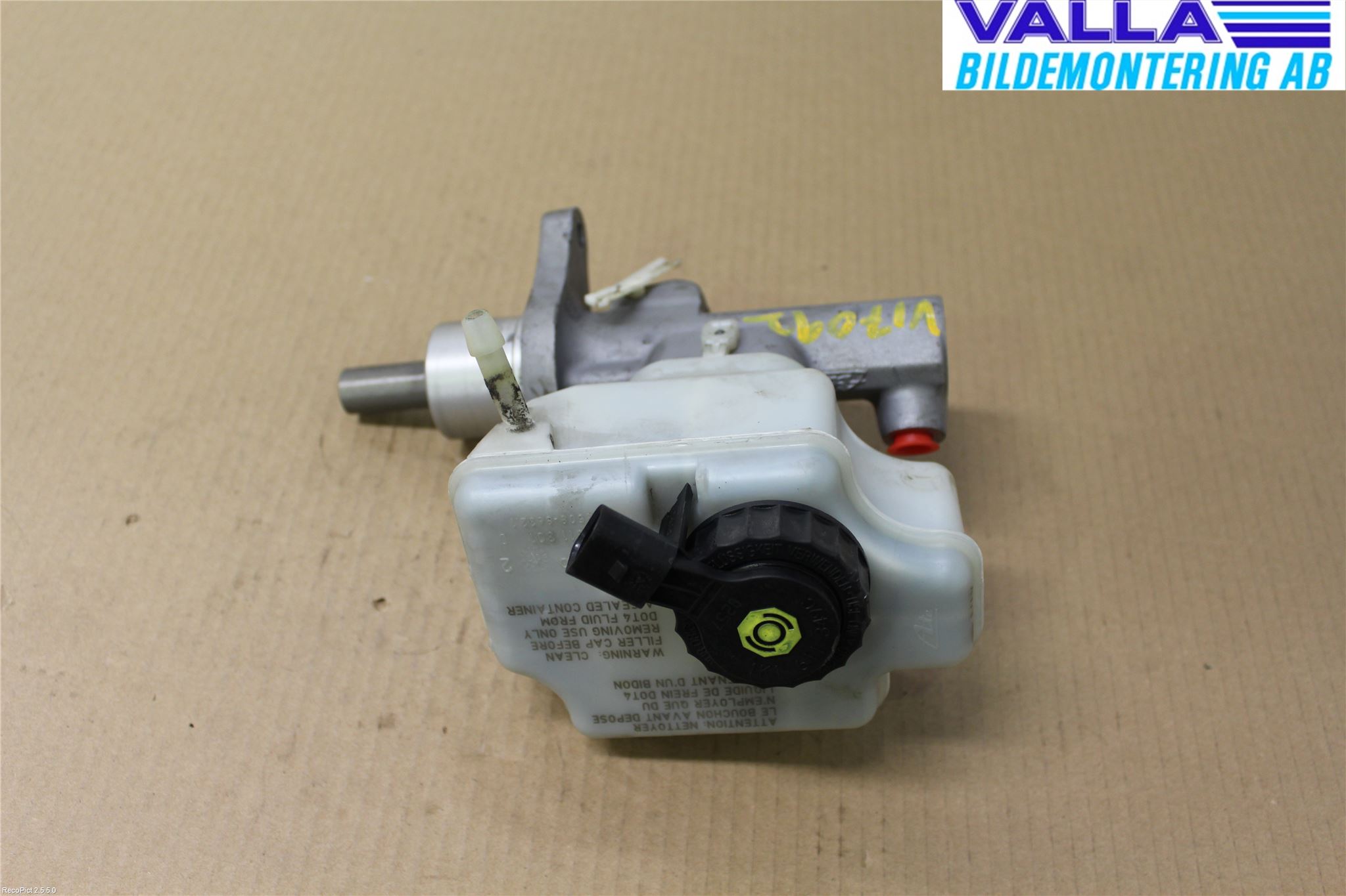 Audi A3/S3     04-05 Brems Hovedsylinder